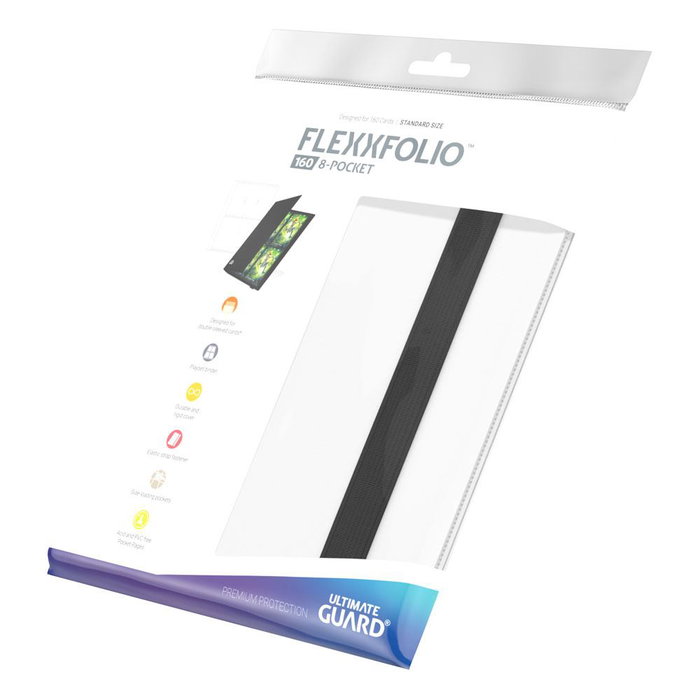 Ultimate Guard Flexxfolio 160 8-Pocket - White Ultimate Guard Flexxfolio 160 8-Pocket - White
