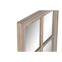 DKD Home Decor Espejo Ventana de Paulownia y Cristal Natural