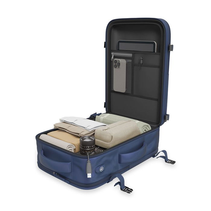 Numada Mochila Explorer Backpack B40 20L Azul Petróleo 40x25x20cm con Puerto USB y Bolsillos Múltiples, Ideal Cabina Avión, Poliester Impermeable