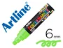 Artline Rotulador Poster Marker EPP-6-VER Fluorescent Punta Redonda 6 mm Color Verde Fluor para Cartelería