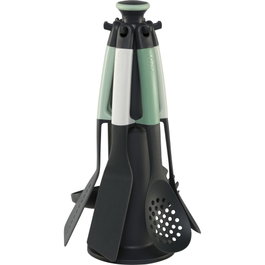 Joseph Joseph Elevate Set de 6 utensilios Green Editions en Negro / Verde