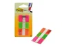 Post-It Index Rígido Rosa, Verde y Naranja con Dispensador