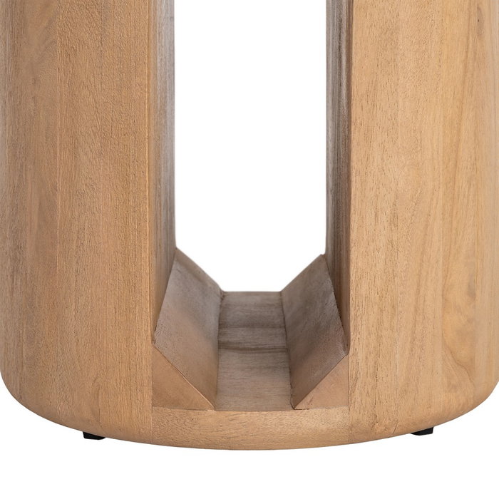 Mesa Comedor Natural Madera de Mango 100 X 100 X 76 cm