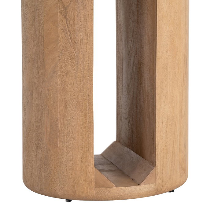 Mesa Comedor Natural Madera de Mango 100 X 100 X 76 cm