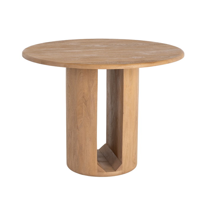 Mesa Comedor Natural Madera de Mango 100 X 100 X 76 cm