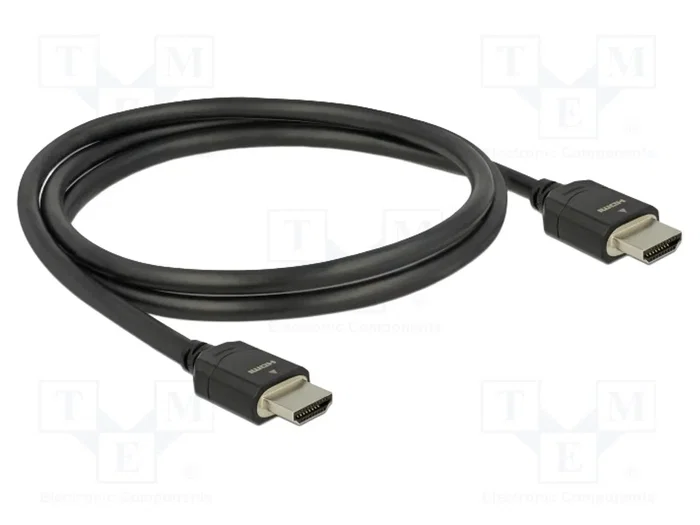 Delock Cable HDMI 8K 60Hz 48 Gbps 1 m Negro