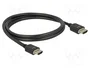 Delock Cable HDMI 8K 60Hz 48 Gbps 1 m Negro