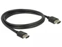 Delock Cable HDMI 8K 48 Gbps 1 m Negro