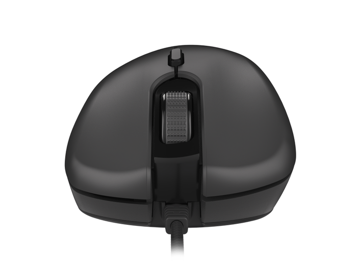 GENESIS Ratón Gaming Krypton 200 para Mano Derecha, USB Óptico 6400 DPI, 6 Botones Programables, Retroiluminación RGB, Negro