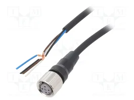OMRON Cable para sensores M12 hembra recto 4 pines 10m