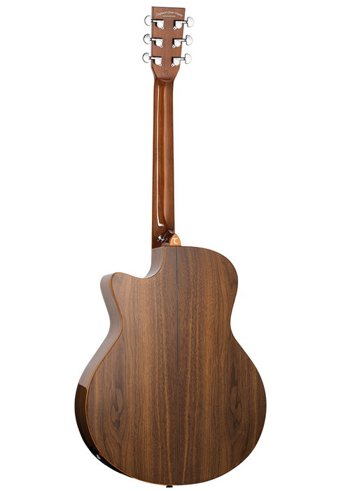 Guitarra Acústica Tanglewood Serie Winterleaf Exotic Black Walnut