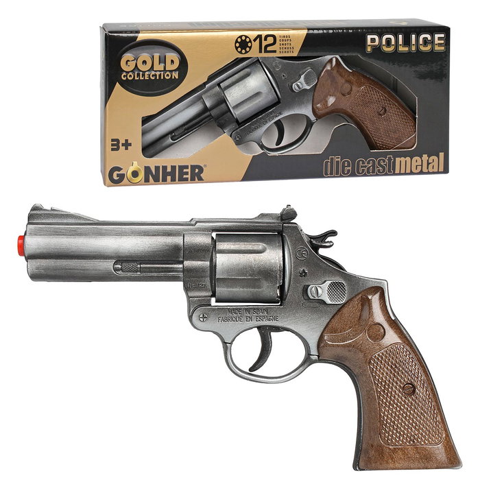 Gonher Revólver Policía Edición Especial Negro 12 Tiros Gonher Revólver Policía Edición Especial Negro 12 Tiros