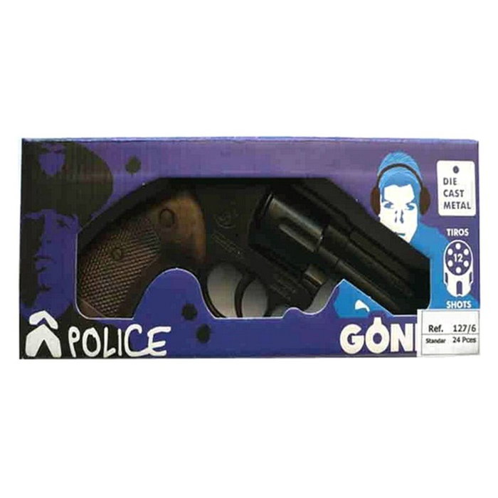 Gonher Revólver Policía Edición Especial Negro 12 Tiros Gonher Revólver Policía Edición Especial Negro 12 Tiros