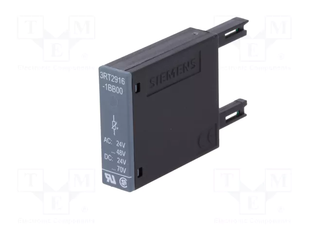 Siemens 3RT29161BB00 Varistor 24-48VAC 24-70VDC para S00 Siemens 3RT29161BB00 Varistor 24-48VAC 24-70VDC para S00