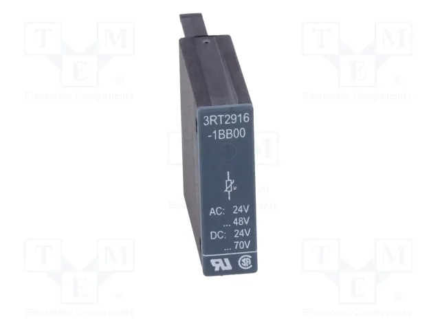 Siemens 3RT29161BB00 Varistor 24-48VAC 24-70VDC para S00 Siemens 3RT29161BB00 Varistor 24-48VAC 24-70VDC para S00
