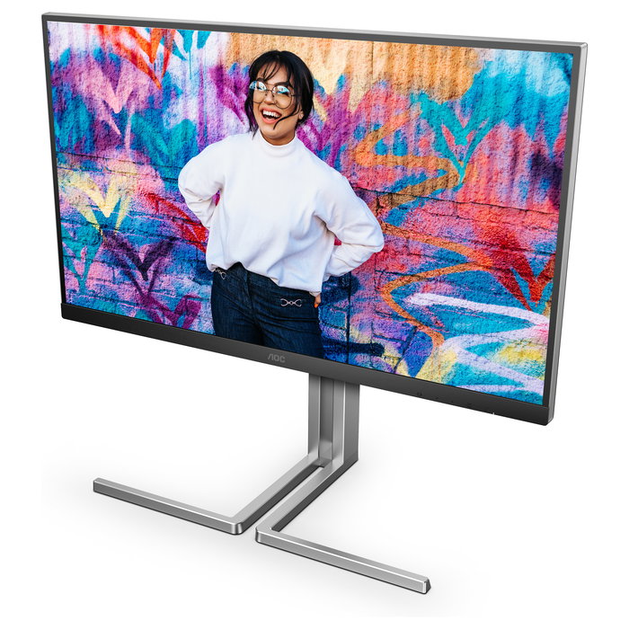 AOC Q27U3CV Monitor 27" Quad HD IPS con USB-C, HDMI y DisplayPort - Negro