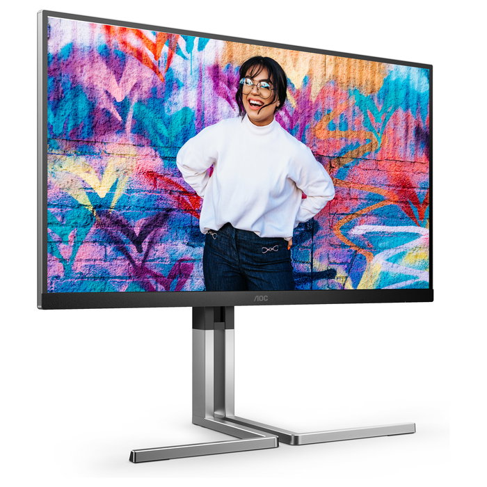 AOC Q27U3CV Monitor 27" Quad HD IPS con USB-C, HDMI y DisplayPort - Negro