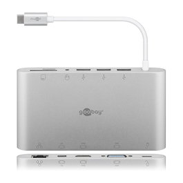 Goobay USB-C Multiport-Adapter All in 1 (silber) manía de conectividad