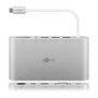 Goobay USB-C Multiport-Adapter All in 1 (silber) manía de conectividad