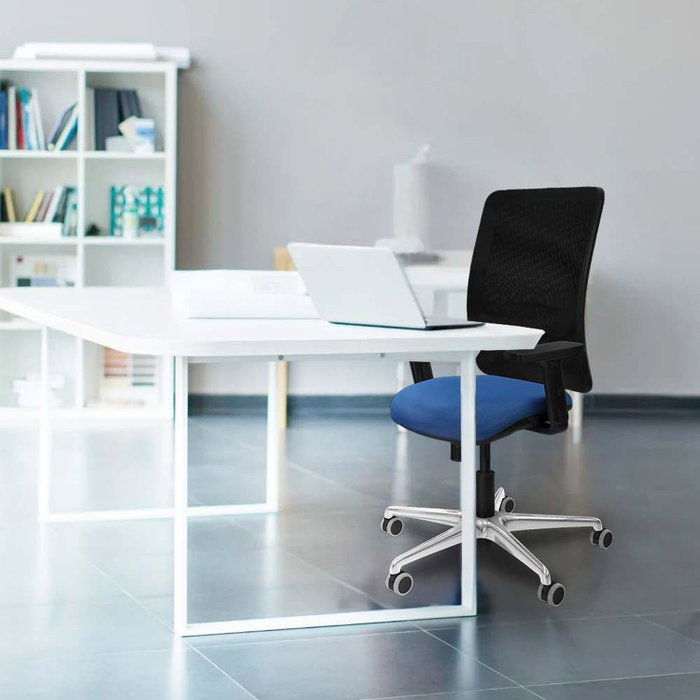 PIQUERAS Y CRESPO Silla de oficina Zulema Rosa y Gris
