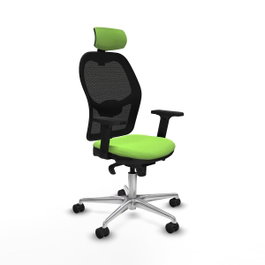 PIQUERAS Y CRESPO Silla de oficina Jorquera, Pistacho y Negro
