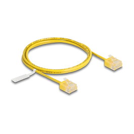 DeLOCK Cable de red RJ45 Cat.6 UTP Ultra Slim 1 m Amarillo
