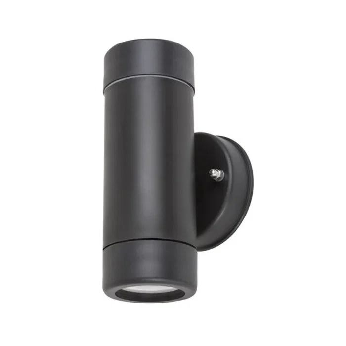 Rabalux Aplique Exterior Medina 8833 Minimalista Plástico Negro Mate GU10 IP44 Rabalux Aplique Exterior Medina 8833 Minimalista Plástico Negro Mate GU10 IP44