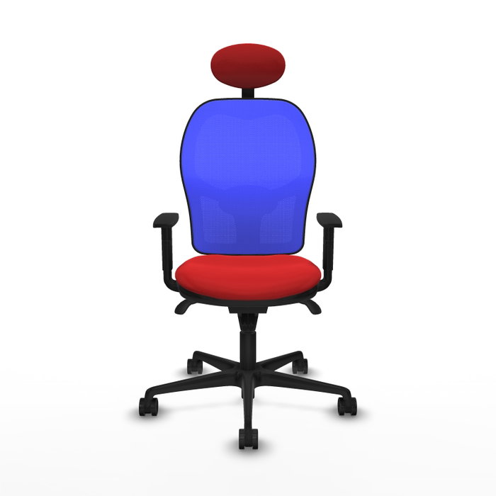 PIQUERAS Y CRESPO Silla de oficina Jorquera Rojo/Azul PIQUERAS Y CRESPO Silla de oficina Jorquera Rojo/Azul