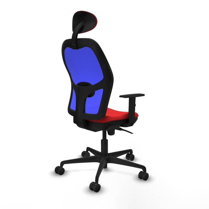 PIQUERAS Y CRESPO Silla de oficina Jorquera Rojo/Azul PIQUERAS Y CRESPO Silla de oficina Jorquera Rojo/Azul