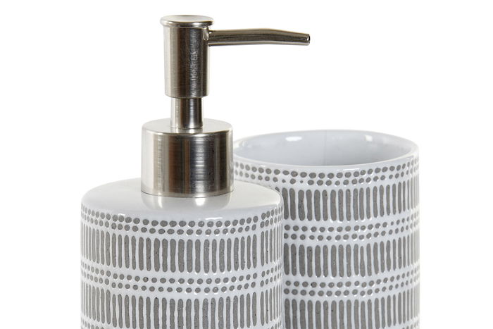 DKD Home Decor Vaso Boho Gres 11 x 7.2 x 7.2 cm (6 Unidades)