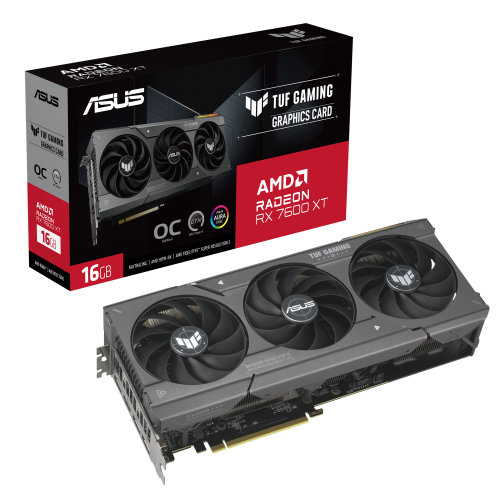 Tarjeta Gráfica Asus TUF-RX7600XT-O16G AMD RADEON RX 7600 XT 16 GB GDDR6