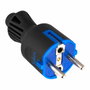 Solera Clavija 2p+t 16A 250V Caucho Negro