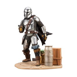 Kotobukiya Figura The Mandalorian con Grogu PVC 27 cm Star Wars