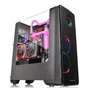 Thermaltake View 28 RGB Gull-Wing Window Black Midi Tower, sin fuente, USB 3.0/2.0, 1x120mm