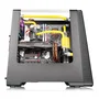 Thermaltake View 28 RGB Gull-Wing Window Black Midi Tower, sin fuente, USB 3.0/2.0, 1x120mm