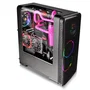 Thermaltake View 28 RGB Gull-Wing Window Black Midi Tower, sin fuente, USB 3.0/2.0, 1x120mm