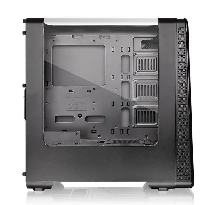 Thermaltake View 28 RGB Gull-Wing Window Black Midi Tower, sin fuente, USB 3.0/2.0, 1x120mm Thermaltake View 28 RGB Gull-Wing Window Black Midi Tower, sin fuente, USB 3.0/2.0, 1x120mm