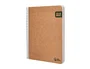 Liderpapel Cuaderno Espiral A5 120 Hojas, Papel 80g 100% Reciclado, Tapa Kraft Contracolada, para Notas, Dibujo o Viaje - Liso