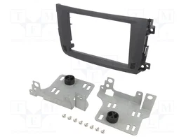 ACV Bastidor de montaje de radio Smart 2 DIN Negro