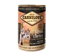 Carnilove Pienso para Perros Cachorros Salmón y Pavo Caja 6x400 gr