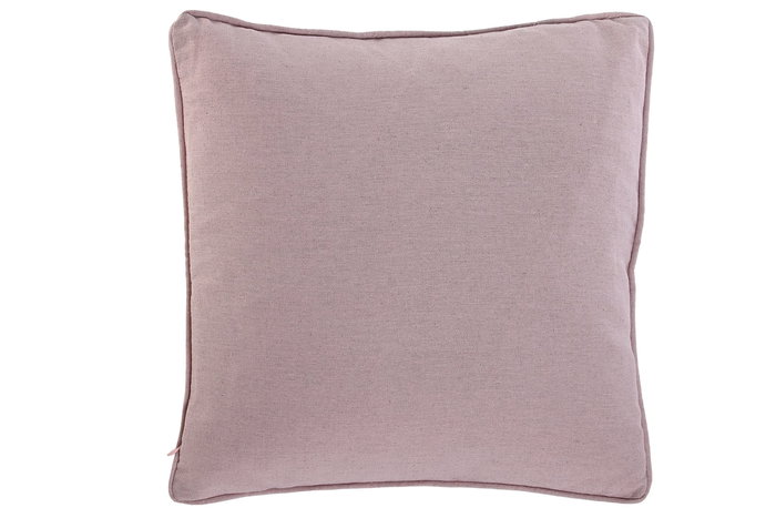 DKD Home Decor Cojin Urban Rosa Palo Poliester 45 x 45 x 8 cm (2 Unidades)