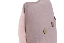 DKD Home Decor Cojin Urban Rosa Palo Poliester 45 x 45 x 8 cm (2 Unidades)