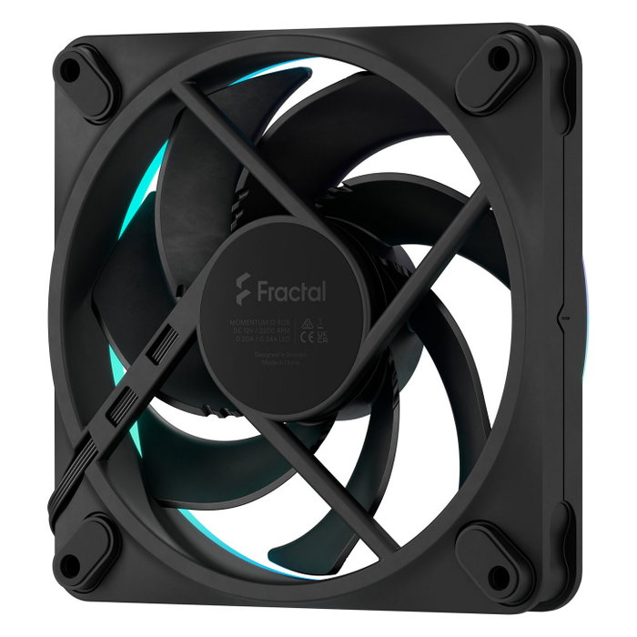 Fractal Design Momentum 12 RGB Negro 120 mm Fractal Design Momentum 12 RGB Negro 120 mm