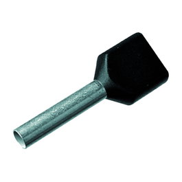 Intercable Tools GmbH ICIAE158Z Terminal de conexión doble 2x1,5 mm² 8 mm negro