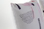 DKD Home Decor Cojín Memphis Blanco Rosa Poliester 45 x 10 x 45 cm (4 Unidades)