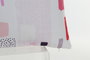 DKD Home Decor Cojín Memphis Blanco Rosa Poliester 45 x 10 x 45 cm (4 Unidades)