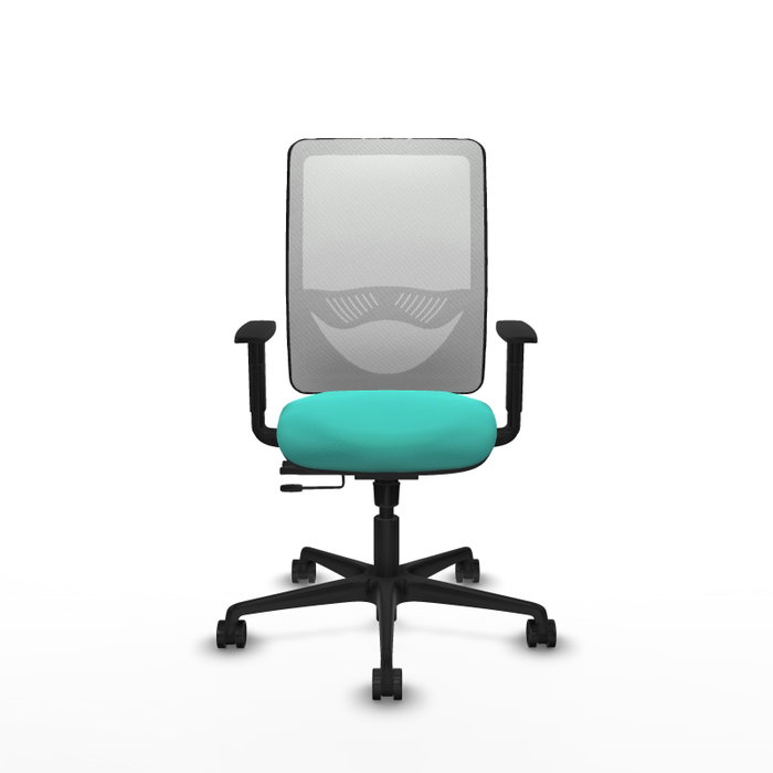 PIQUERAS Y CRESPO Silla de oficina Zulema con mecanismo Sincro/Traslack Turquesa y Blanco PIQUERAS Y CRESPO Silla de oficina Zulema con mecanismo Sincro/Traslack Turquesa y Blanco
