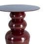 Mesa Auxiliar Burdeos Metal Decoración 38 X 38 X 46 cm