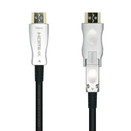 AISENS Cable HDMI V2.0 AOC Desmontable Premium Alta Velocidad 4K@60Hz 18Gbps Micro HDMI 40m Negro