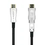 Aisens A148-0513 Cable HDMI 2.0 AOC Premium 40m, Tipo A Macho a Micro HDMI Tipo D Macho, 18Gbps 4K@60Hz HDR10 ARC, Fibra Óptica/Cobre, Incluye Adaptador